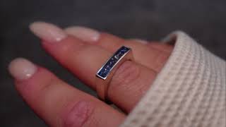 Cremation Ashes Ring. An eternity style, signet style design.