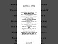bts - normal (lyrics)