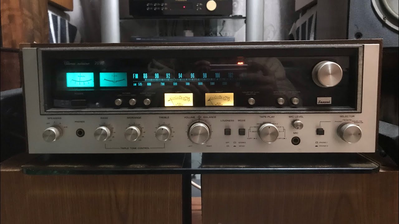 Sansui 7070 receiver + Altec model 4