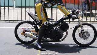 Jhendra Peking Ngamuk Kelas Bebek 200Cc Montor Cmt Dragbike Blitar 201M