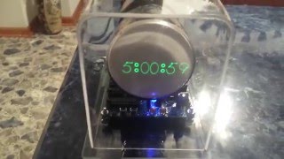 Analog Scope clock on DG7-12C CRT