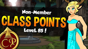 How to Farm Class Points at Level 85 Non-Member!!! New Secret Spot! AQW AdventureQuest Worlds