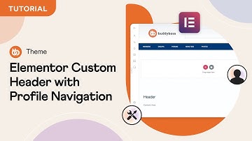 ELEMENTOR: How to create custom headers with profile navigation?