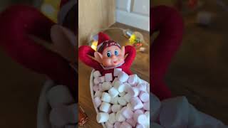 Elf's Sweetest Trick Yet! 🍬🛁 #elfideas #parentinghacks #christmasmagic #funnyelf #christmaself