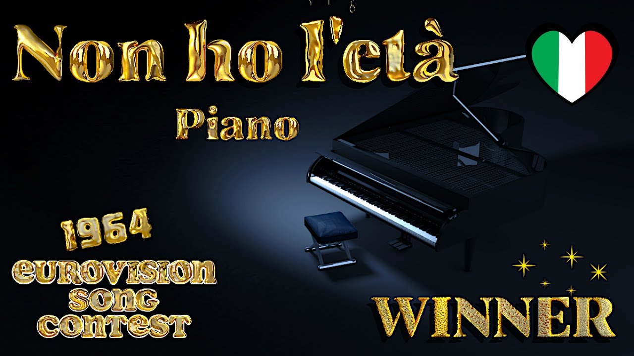 Non ho l'età / Gigliola Cinquetti / Piano Cover / Grand Prix Eurovision 1964