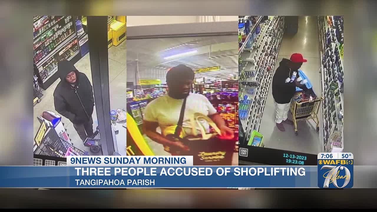 TPSO: 3 people accused of shoplifting from Dollar General store - YouTube