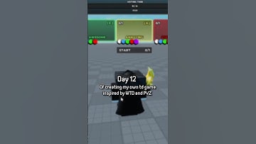 Day 12 of creating my own tower defense game / #roblox #devlog #robloxstudio #towerdefense #tds #tdx