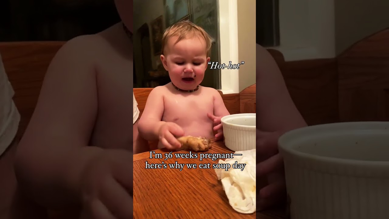 🤰I’m 36ish weeks pregnant and here’s why we are eating soup EVERY NIGHT 🍲”hot-hot” SOUP IS WARMING