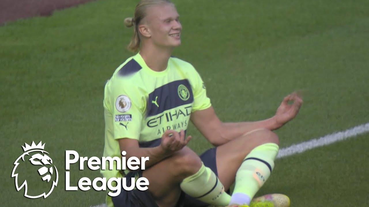 Erling Haaland nets penalty in Manchester City debut v. West Ham