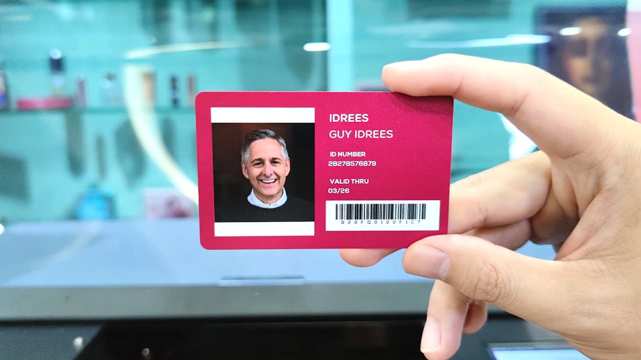 Pre made card printing process demo white and color printing methods