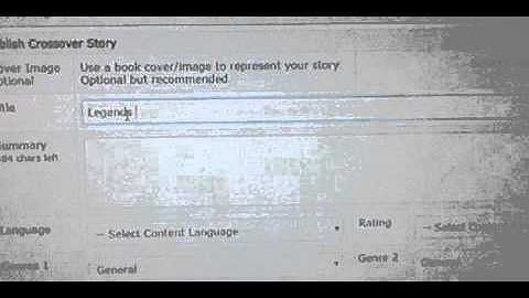 How to Post a Story on fanfiction.net