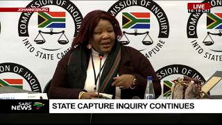 #StateCaptureInquiry: An emotional Mentor concerned about her safety