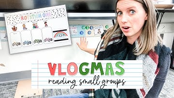 vlogmas day 8 | my reading small group rotations