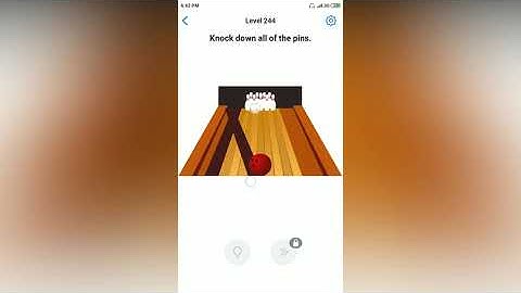 Easy Game - Knock down all of the pins - Level 244 solution