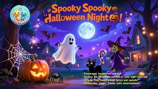TinyTunesForever – Spooky Spooky Halloween Night – (Official Kids Music Video 2025)