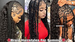 Cute&Trendy Braid Hairstyles 🌺|Styles By Baddies