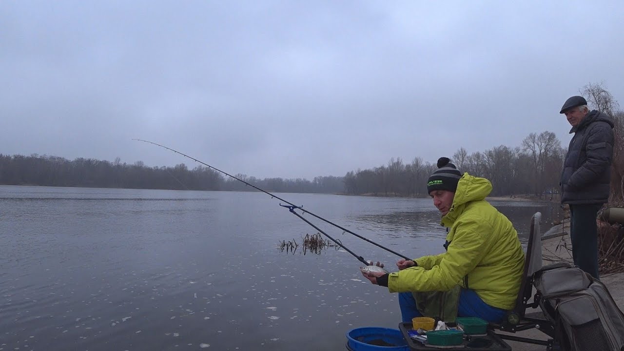 Фідерна рибалка на Дніпрі по холодній воді. Грудень 2019