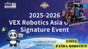 62024P Panda Robotics | VEX Push Back  Ready for VEX Asia Open Signature Event