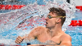 Leon Marchand 🇫🇷 400m Individual Medley ( IM ) World Record 4:02.50 2023 Fukuoka 🇯🇵 