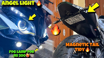 Magnetic Tail Tidy For Pulsar Rs 200 🔥 || Best Modification For Rs 200 || The Rj29 Rider
