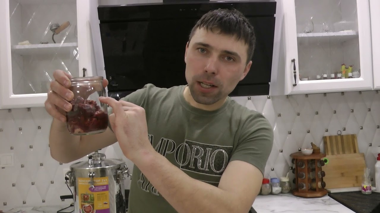 Как приготовить вкусную тушёнку с БОБРА. Автоклав УЗБИ 2 в 1 Арома!