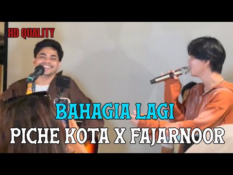 INCREDIBLE DUET: PICHE KOTA X FAJAR NOOR PERFORM "BAHAGIA LAGI" [LIVE PERFORMANCE]