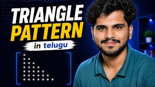 Triangle Pattern| L27 | Python Tutorial | in Telugu