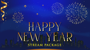 Animated Stream Overlay Package Happy New Year | Stream Designz