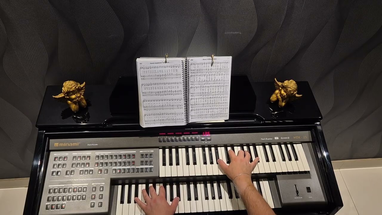 Demonstração de sons Minami MDX-25  | Som 16' 8' 2'