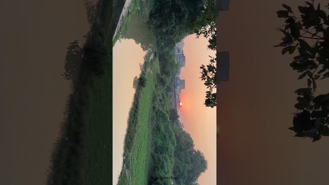 Money नदी 🌄😍 | Sunset in Kharagpur | @Avijeetvlogs 