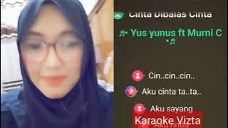 Karaoke CINTA DIBALAS CINTA Yus Yunus Ft. Murni Chania - Cover |  KARAOKE DANGDUT DUET
