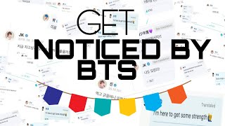 PART- 1 #BTS How to get noticed by BTS💜 / Get noticed on weverse. Borahae - Saranghae - I purple you screenshot 4