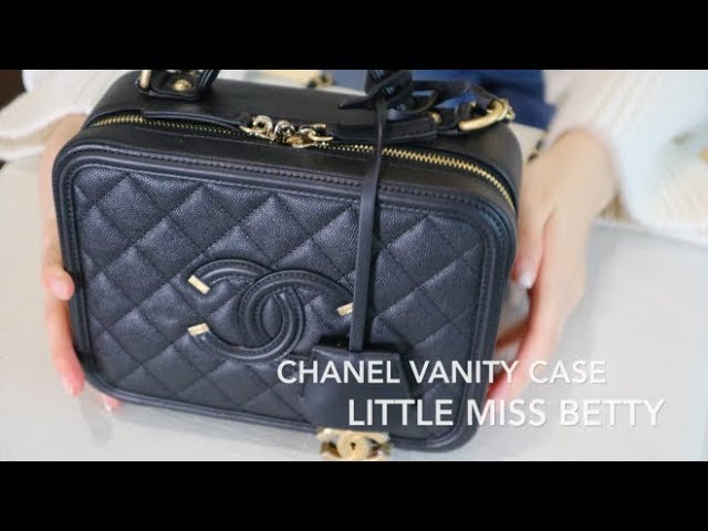 CHANEL CC FILIGREE VANITY CASE! (Large Size) Review, Details, Mod Shots! 