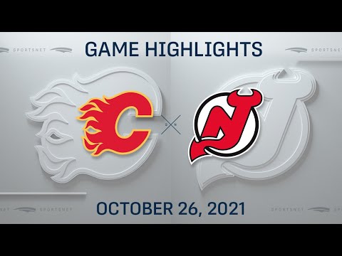 NHL Highlights | Flames vs. Devils - Oct. 26, 2021