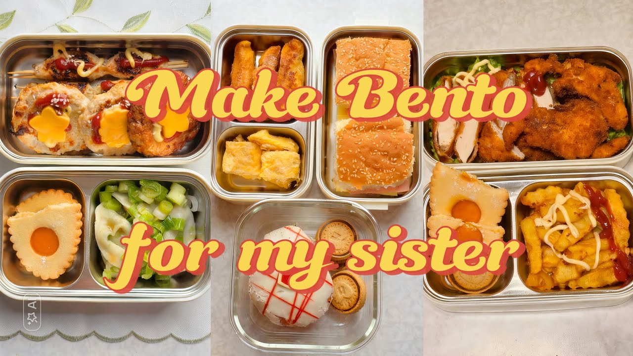 Make Bento for my sister - Top 5 of the week 🍱🌸 #asmr #food #viral #cooking #弁当 #bento #bentobox 
