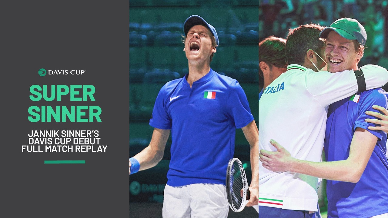 20-year-old Sinner masterpiece! ✨ Jannik Sinner v John Isner | Davis Cup 2021 Full Match