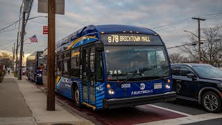 MTA NYCT #5029 on the S78 to Bricktown Mall on Hylan Blvd