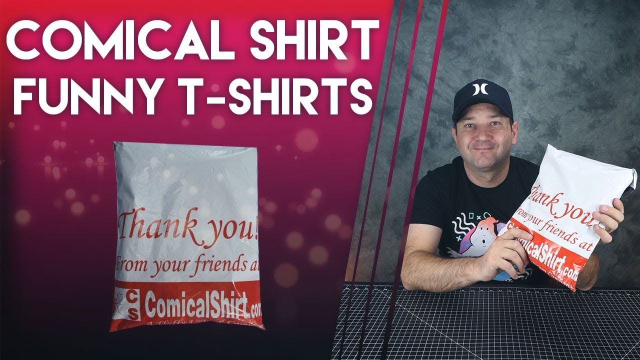 Comical Shirt, Funny T-shirts || Unboxing 