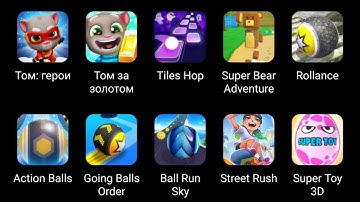 My Talking Tom, Talking Tom Hero Dash, Talking Tom Gold Run, Tom Friends, Going Balls youtube