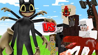 【マイクラ】カートゥーンキャット vs 最強のSCP軍団を戦わせたらやばいことになったwww【マインクラフト】【まいくら】【Cartoon cat】