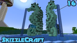SkizzleCraft | Episode 16 | The Seahorse Fountain | Minecraft | Lets Play