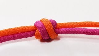 Paracord Tutorial: How To Tie The Elongated Double Connection Knot by WhyKnot 30,897 views 6 years ago 2 minutes, 16 seconds