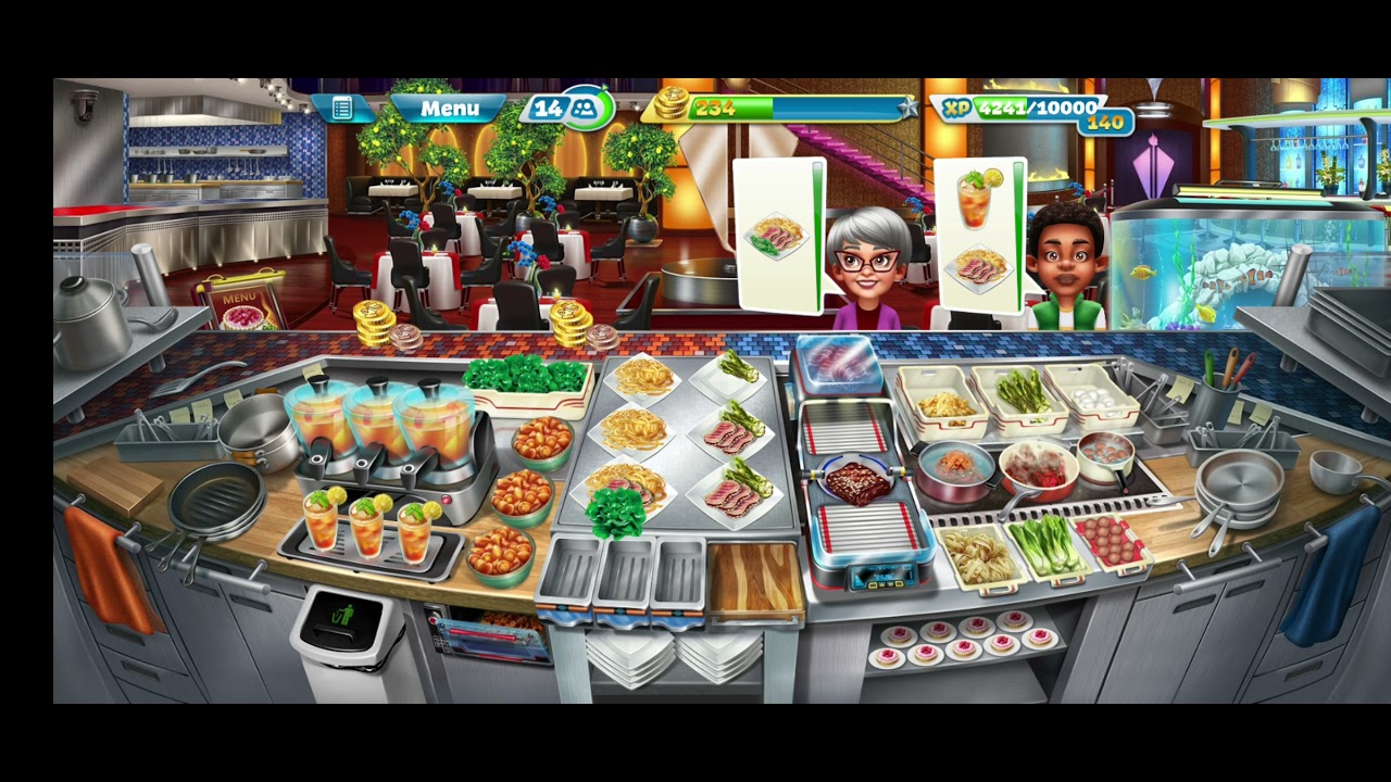 Cooking fever Gourmet restaurant challenge level 17 (3 stars) YouTube
