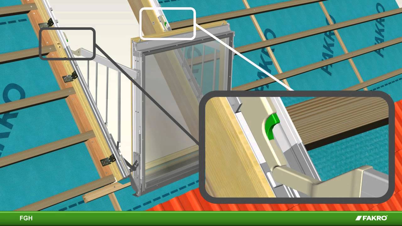 Fakro fgh galeria balcony roof window youtube Ideer til farver i stuen