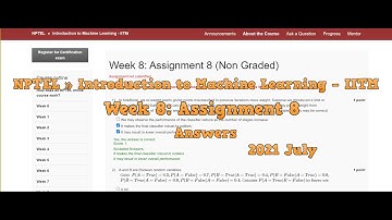 NPTEL » Introduction to Machine Learning – IITM Week 8 Assignment 8