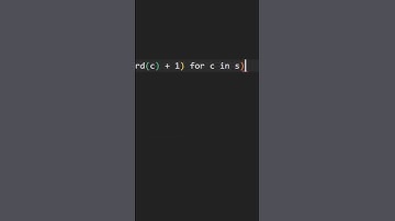 Shift every character by 1 in Python  #coding #python #programming