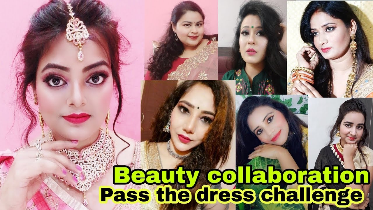 Don't Rush Challenge | Pass The Dress 👗challenge | trending passing video | youtube collaboration