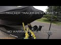 Tracker Boat Trailer Issues