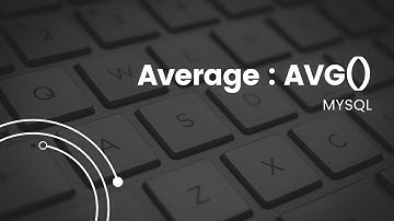 AVERAGE Function | Aggregate Functions | MySQL Tutorial | Vision Tech |