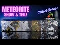 Rare meteorites shown  explained tucson rock show 2024 purchases